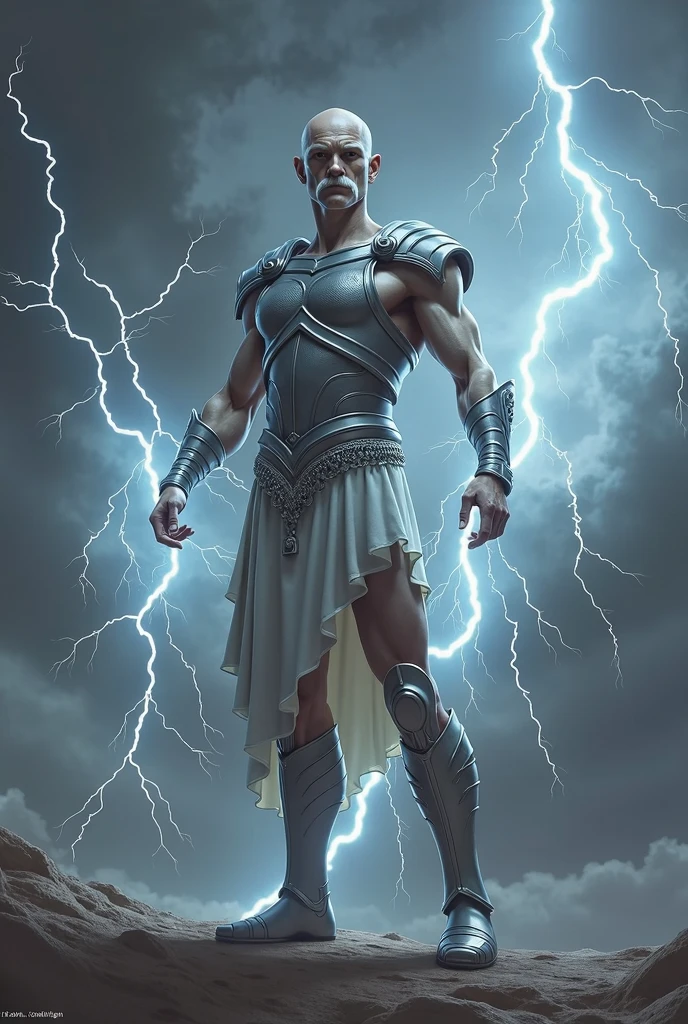 Create Zeus so that only his legs can be seen