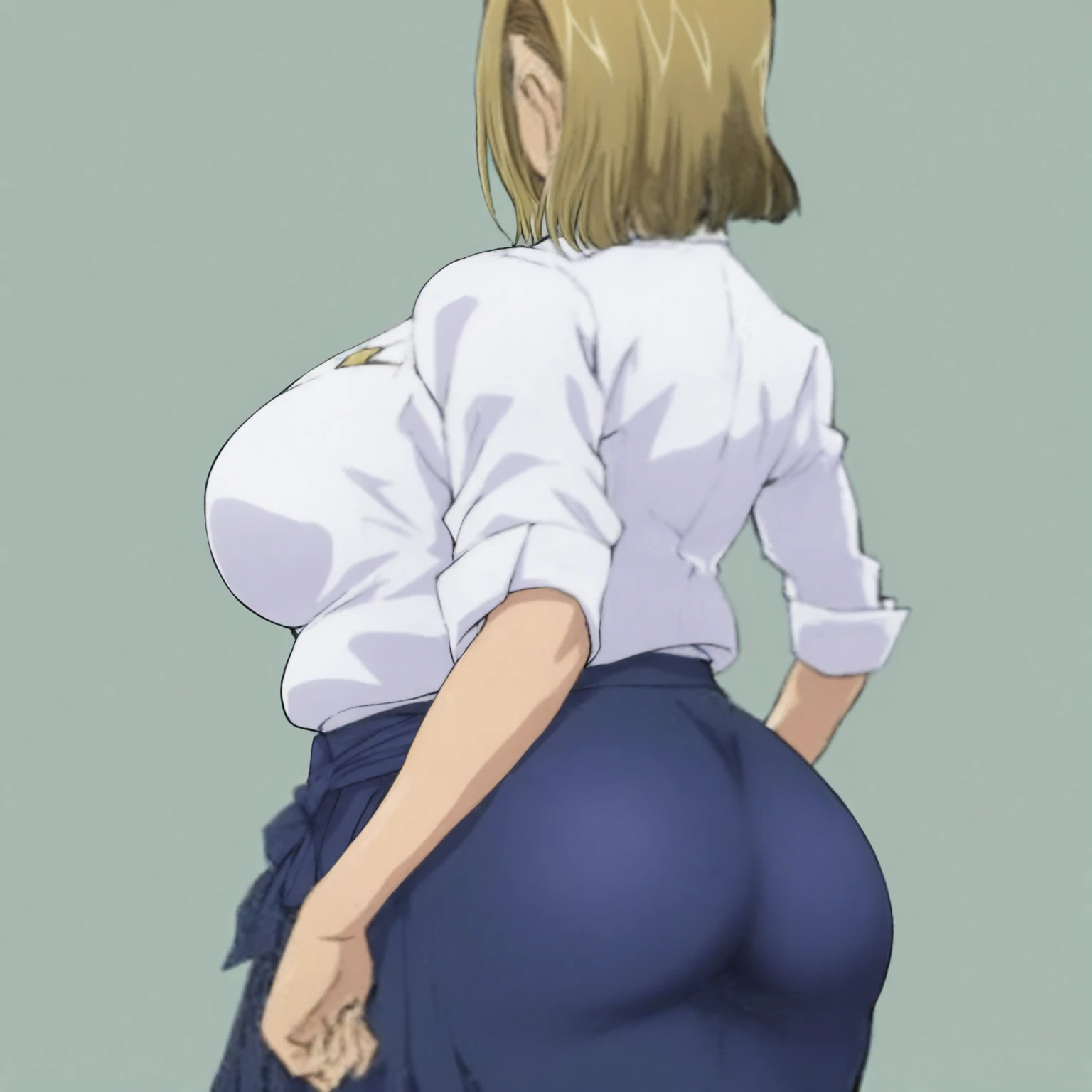 (Young clean sexy 21 year old futanari with torn clothes),(Holding 1 girl from behind and talking in her ear),1girl with prancing ass, futanari picking up girl in lap, 1girl wearing mini white skirt, 40k, photography, masterpiece, best quality, dark gray background, (1girl blue eyes and blonde hair large breasts, sexy body), big ass full breasts, (mini sexy swinging skirt round: 1.3), (white plunging open shirt: 1.3),futanari leaning against her from behind picking her up, grabbing her ass. sensual scene, NSFW,