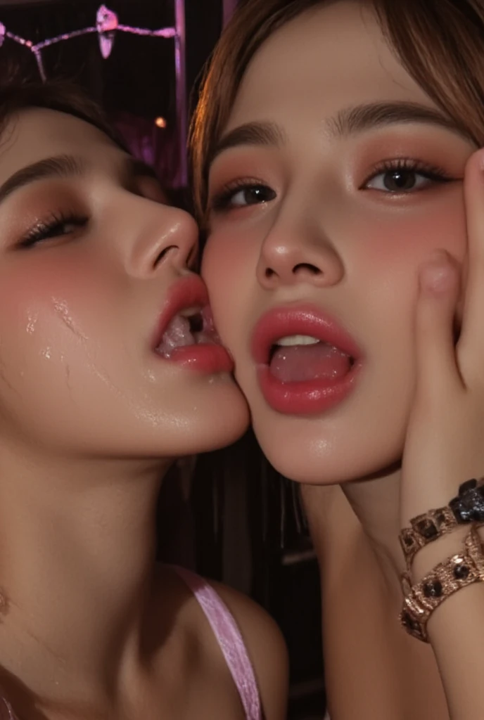 4K, ,Lens flare ,mascara, eyeliner, god rays, 4K, 8K, best quality, masterpiece, hyper detailed,(masterpiece:1.2, Highest quality), (Realistic, photoRealistic:1.4), Beautiful illustrations, (Natural Side Lighting, Cinema Lighting), Angry expressionでビューアーを見る, Front view:1.5, 1 girl,, Perfect Face, , Shiny skin, Swept-apart bangs, Dark brown eyes, Long Eyelashes, (Big Breasts:1.5,), Beautiful Hair, Beautiful Face, Beautiful fine details, Beautiful clavicle, Beautiful body, Beautiful breasts, Beautiful thighs, Beautiful feet, Beautiful fingers, ( Upward glance), ((Huge boobs:1.5)) 、 Female orgasm、(((Full nudity:1.5)))、Erotic、Climax、((Staring intently at the audience:1.7))、((Licking the head of the penis vigorously with a long, dripping tongue:1.5))、((ejaculation:1.7))、((Glasses:1.3))、((Completely naked:1.5)),((Angry expression:1.7)),((After being licked, a small, thin penis dripping with saliva is buried deep between her tits and given a titjob.:1.5)),,((Ultra-detailed, sexy tongue:1.5)),((Glowing skin with transparent oil:1.5)),Angry woman close up:1.5