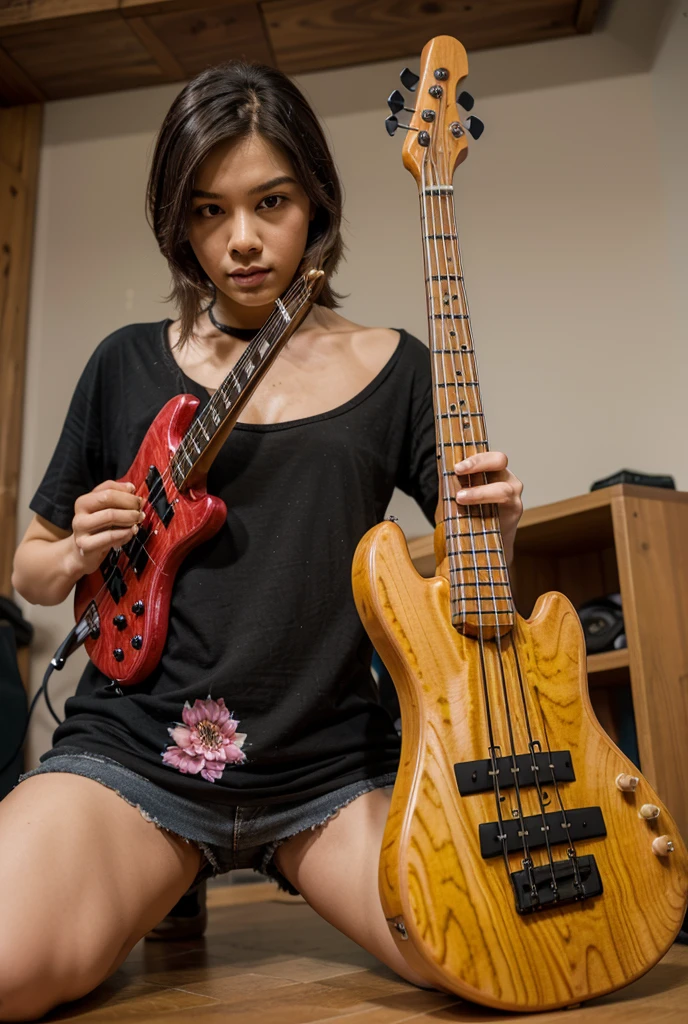 single shot of 1 naked 18 year old girl wabori skin, ((fingering her pussy in a dojo)), perfect boobs, detailed nipples, detailed , yakuza, top view, realistic, photoreal, masterpiece, best quality, cinematic photo of a japanese cartel gangster covered with tattoos, epic lighting, japanese yakuza tattoo, japanese art, japanese culture, sexy, exotic, erotic, ((solo)), serious warrior look in the eyes