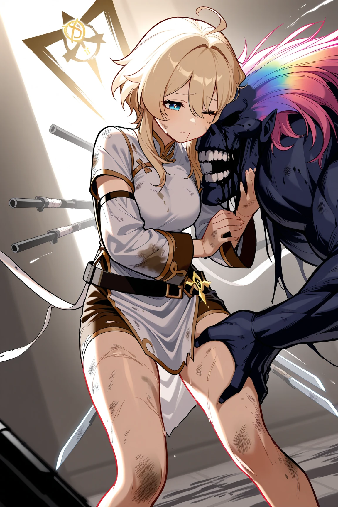 (masterpiece, Highest quality, High resolution:1.5),((Vulgarity:1.3,hentai:1.75)) ,(Extremely accurate details,超High resolution:1.5),(High-definition CG Unity 8K:1.5),Sword Art Online- Yuuki Asuna,((Erotic Trap Dungeon)),baby doll,See-through,((Sex with a skinhead:1.6 or ejaculation:1.3)),((Blowjob:1.6 or ejaculation:1.3)),((Slut)),Offer your anus,Tentacles,たくさんのTentacles,Bestiality sex with beasts:1.6,Tentaclesトラップ,Blowjobトラップ,Sex Trap
