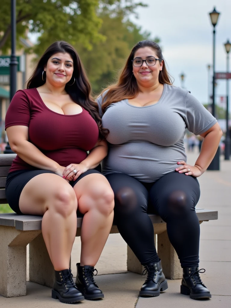 A bbw women sitting showing his  openly