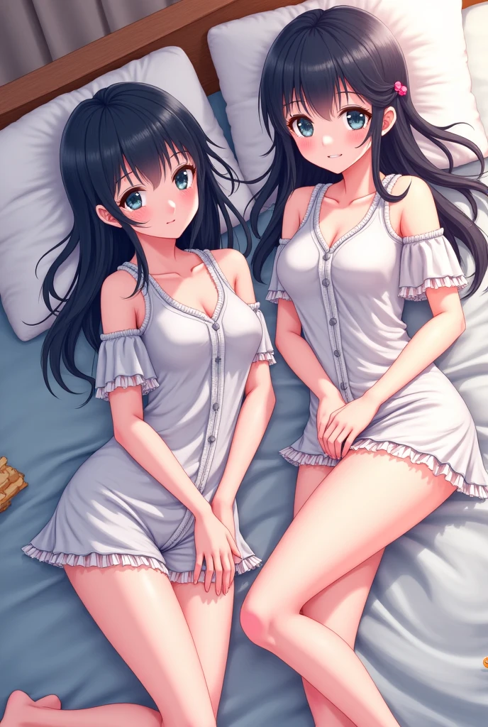 Highest quality、Ultra-high resolution、Fantasy、roleplaying game、Naked busty girl with no clothes on looking embarrassed、In the bedroom