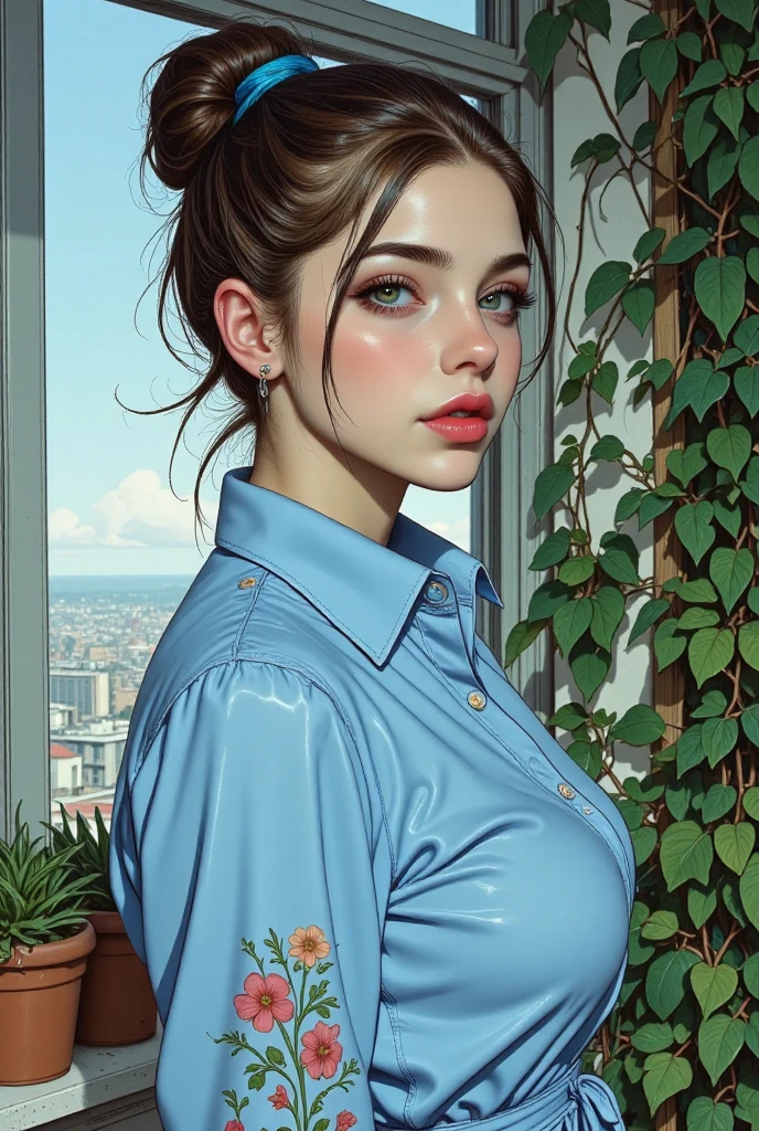 ((j1nxl0l)), <lora:Arcane-Jinx-v1:0.5>,1girl, wet white t shirt
