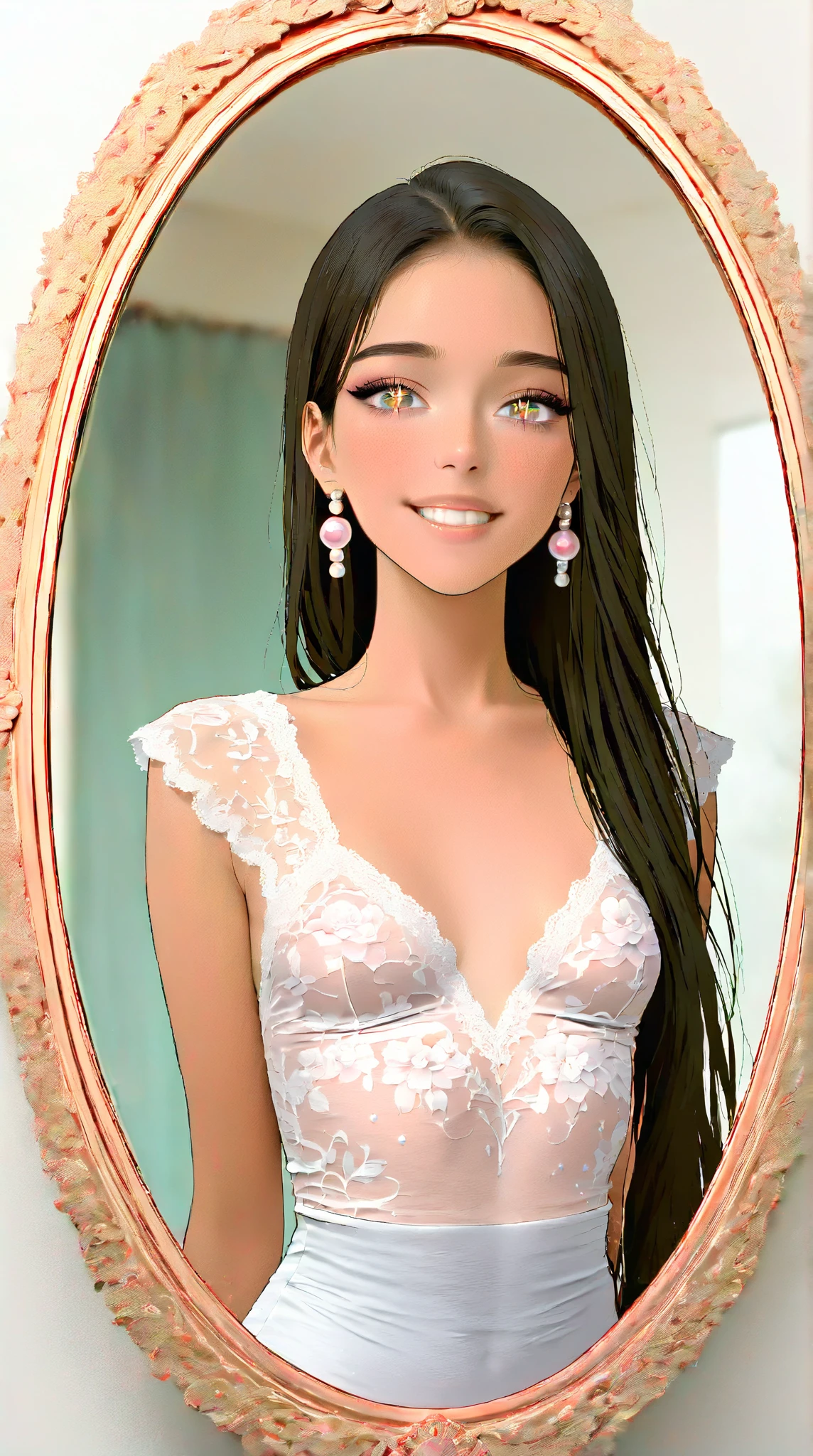 uma barbie, sexy langerie japonesa, bra house, sexy, no fundo mulan, (Cinematic lighting), (dramatic lighting), (sharp focus), (intricado), Foto CRU, posing for the camera, 8k hd, alta qualidade, film grain,