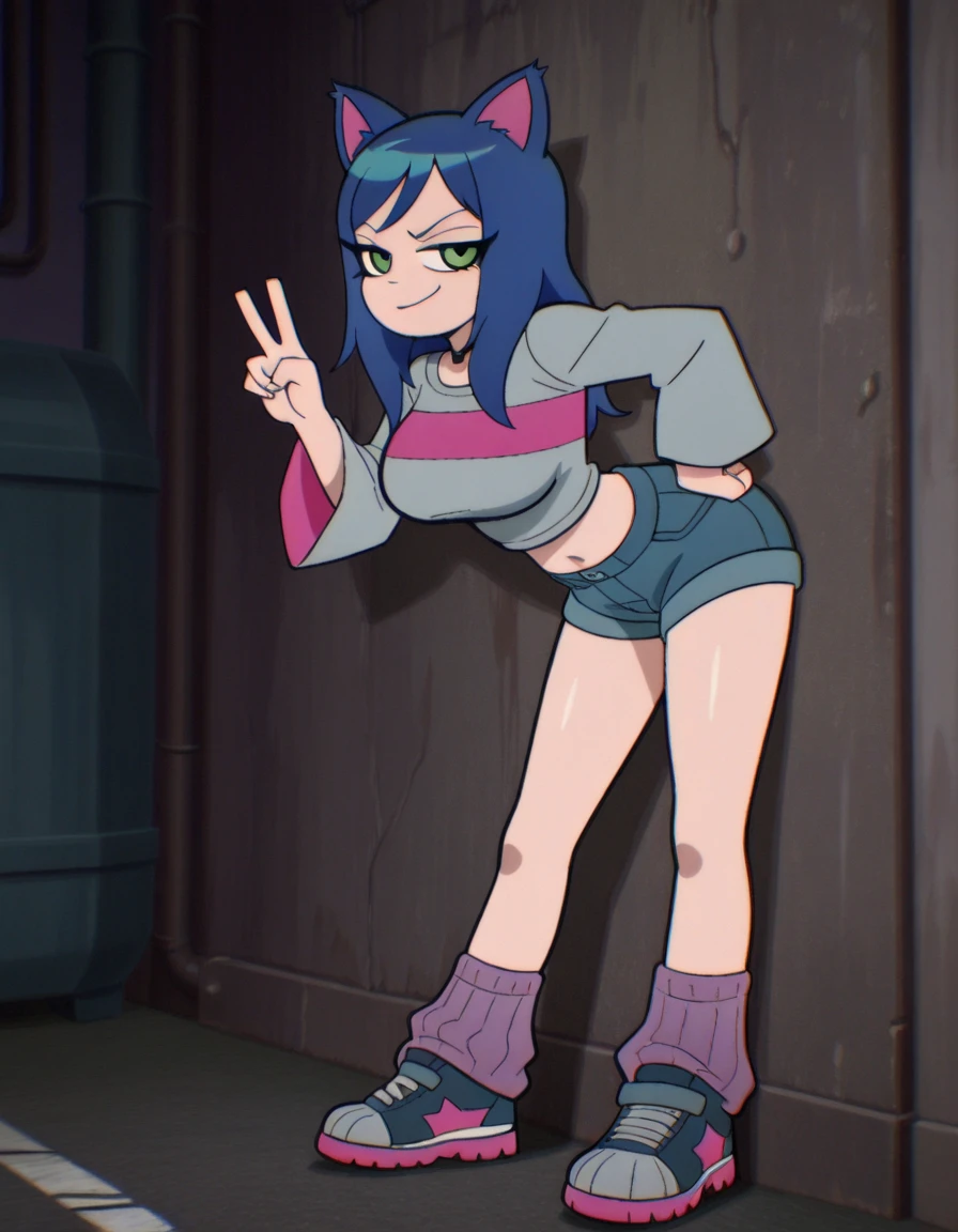 1girl,colored_skin,striped_skin, aqua_fur, aqua_skin, werewire, striped_fur, striped_hair, gray_hair, long_hair, solo:1.2, covered_face, <lora:L_Werewire_v1:0.9> furry, loona, <lora:L_Loona_v1:0.6>