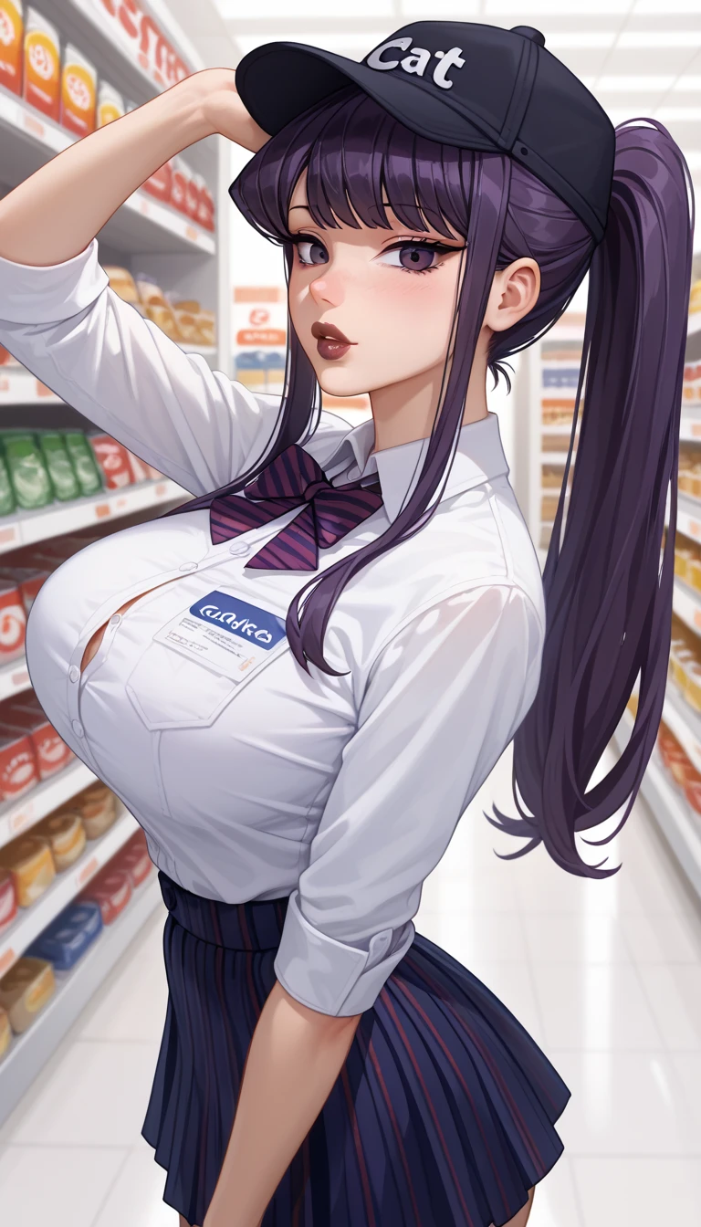 Ultra HD、Ultra high definition、Noise Reduction、perfection、Image quality adjustment、Balance Changes、Optimal Lighting、Minor corrections、Detail Correction、woman、((Petite women、Neat and clean appearance、15 years old:1.3))、((convenience store、high school girl、uniform:1.5))、((Slut、I'm into raw sex、Cream Pie))、((I came to buy contraceptives、a box of contraceptives on the desk、Show me the morning-after pill.:1.3))、Camel Toe、Giant tit、Nipple Puffs、Cleavage、Plump、Super big breasts、Super big butt、Bubble butt、Earrings、Earrings、lipstick、necklace、Thick lips、Heterochromia、Bracelet、Caster wheel、first round、Hair Charm、Lip gloss、Long False Eyelashes、Ahoge、Raw creampie is the best、((Super big breasts、Saggy breasts:1.6))、(((shopping while having sex, penis, opening mouth, sticking out tongue, penis insertion: 1.5)))、Sexy and cute
