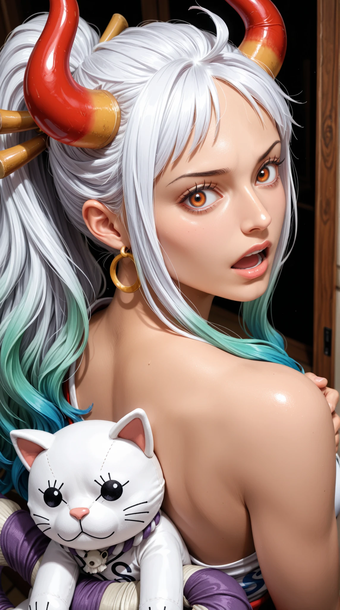 masterpiece, best quality, girl, woman, highres, beautiful girl , yamatowanpi