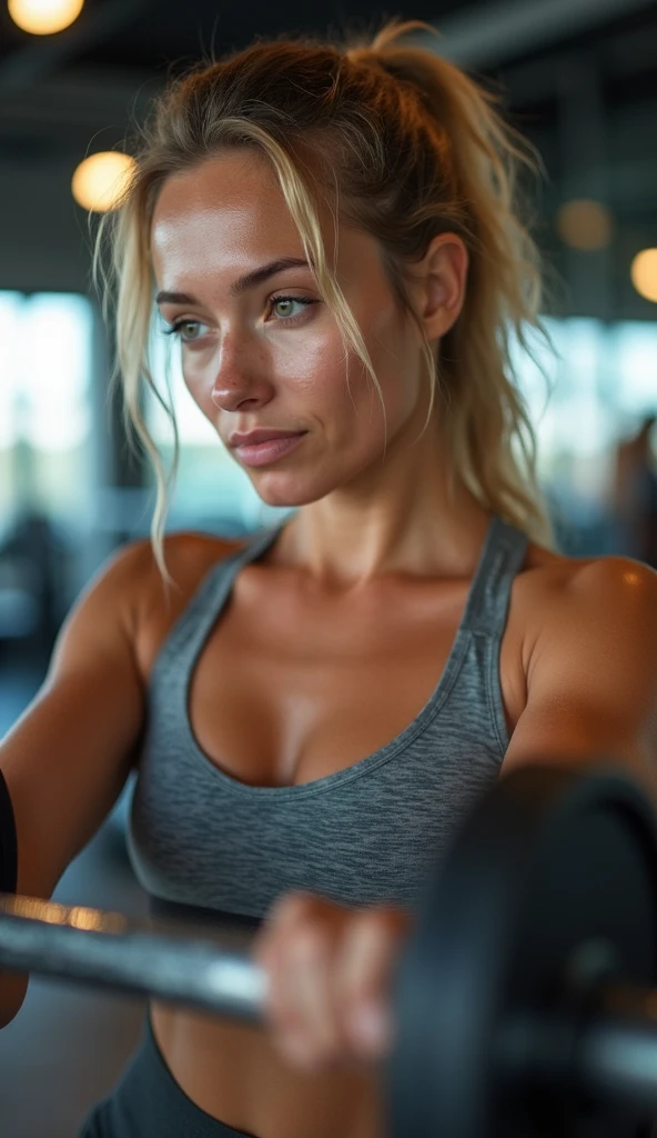 20 year younger gym girl with gym dress gym background images portrait size in blue eyes