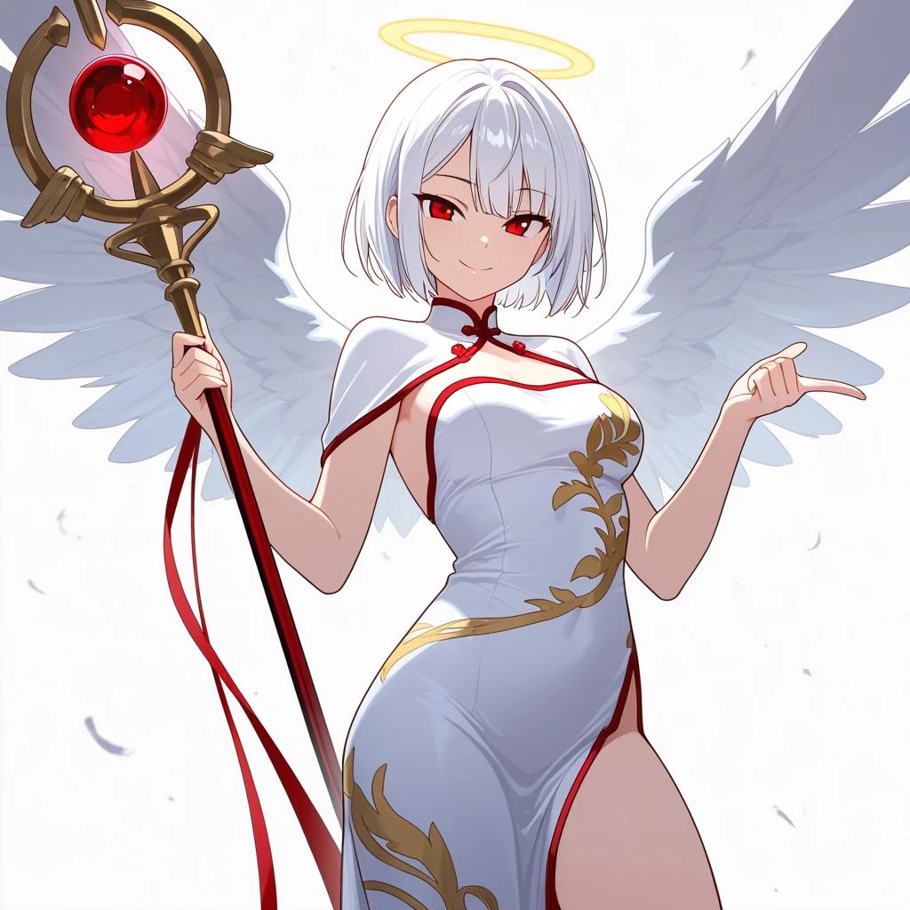 ((My little pony)), (anthro), turquoise to white hair gradient, white body, red eyes, medium breasts, red lips, perfect lines, beautiful quality, room, very shy, ((Mage robe)), radiant light, red stockings, white panties, cameltoe 