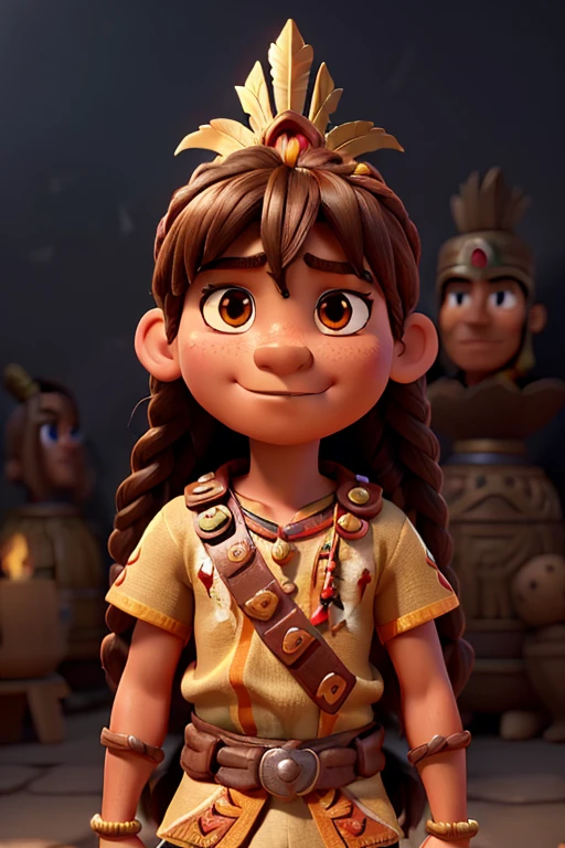Little cute adorable (((full body))) Bolivian indigenous Inca (((boy))) with big fluffy eyes, 8K, OCTANE RENDER --auto --s2