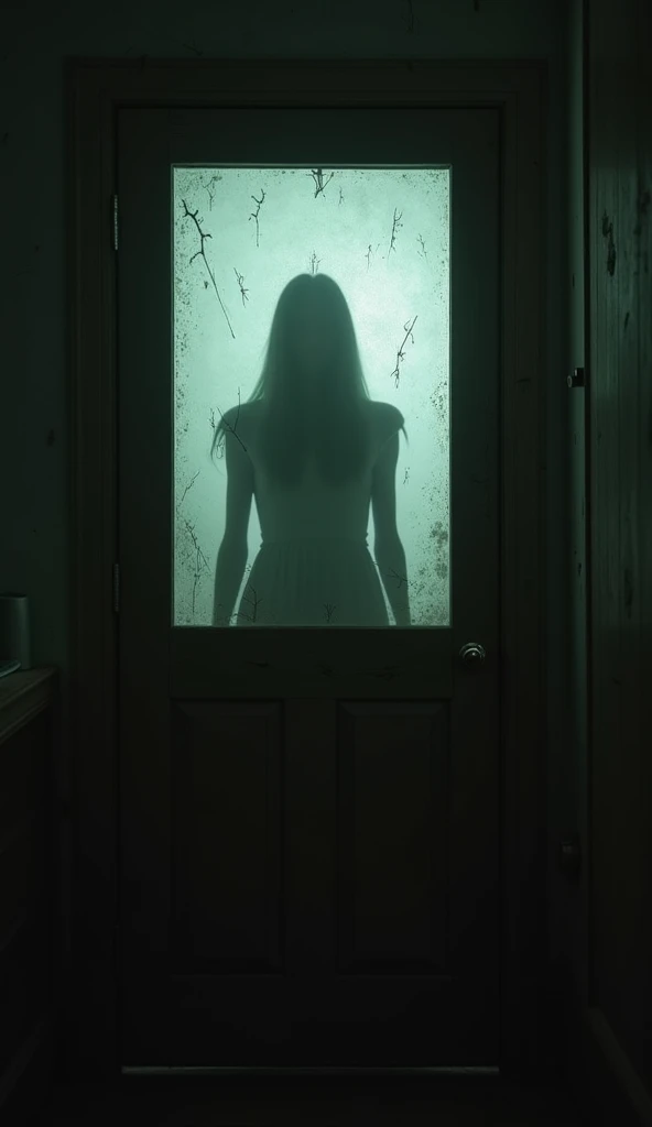 samara terror coming out of a refrigerator screen