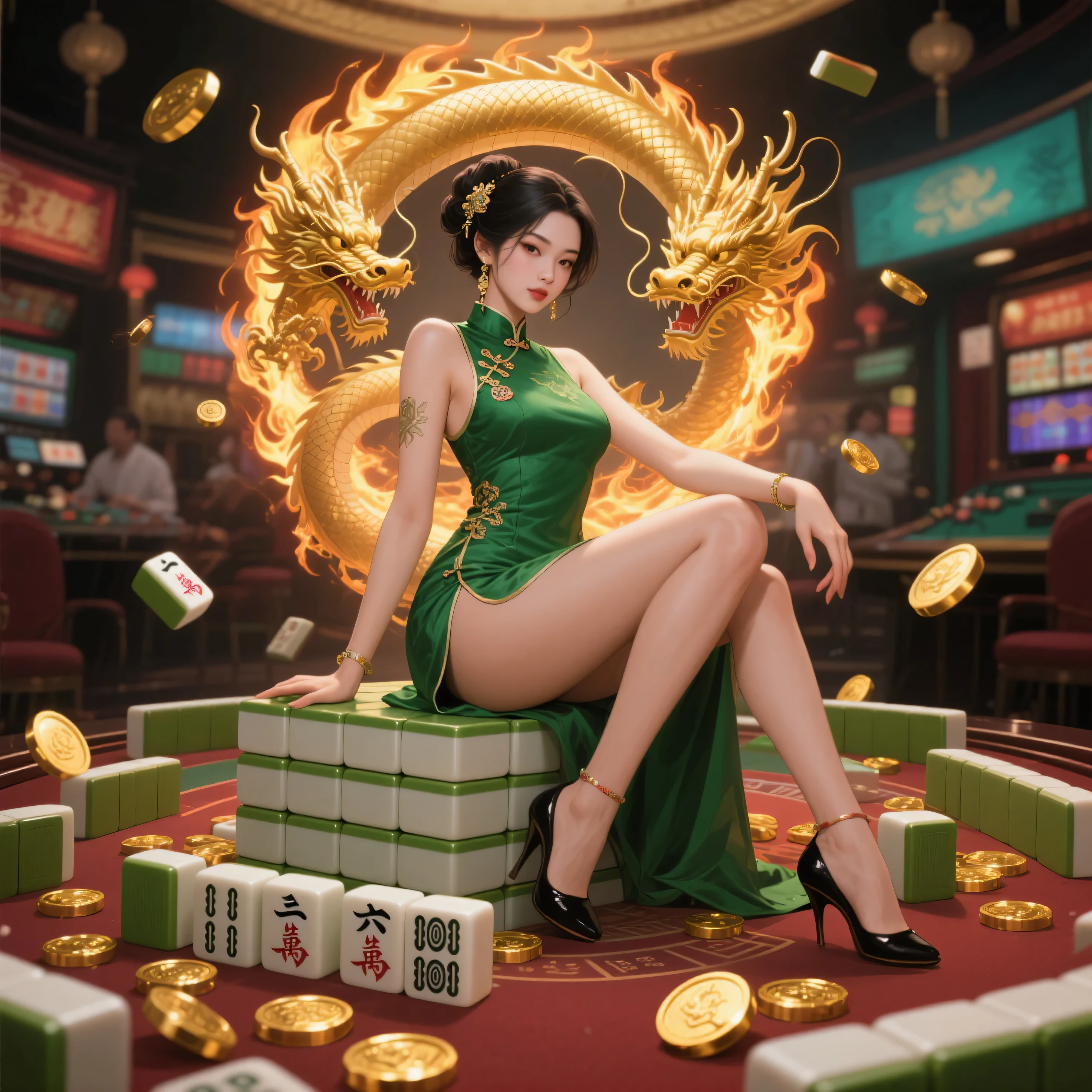 Gold coins falling from the sky,rupee,Large Casino Casino,Lots of gold coins,Award,poster,masterpiece