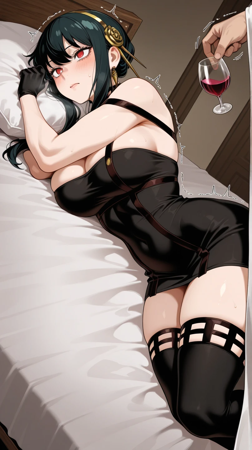 ((1 girl, Solitary, Morimoto麗奈, Morimoto_Queen, (blue eyes, OK, 高OK), Lipstick, Jade earrings, muscular, healthy)), sensual gesture, Fair, Well-proportioned body, healthy)), ((Solitary, (1 woman, pink Lipstick), Very detailed, ambient soft Light, 4K, Perfect eyes, perfect face, perfect Light, a 1 girl)), severe, ((on the bed, (pajamas套装,pajamas,), dress, (beige dress, Short mini skirt), sock,(Light脚), Light脚丫, thigh-sock, 大腿和蕾丝dress子, barefoot, sexy look, dress, sexy clothes, In the bedroom,Room,bed,bed linings,cozy bedroom,soft bed, There are neon Lights, (Pantyhose), , night, Light)),Squatting,Squat on the bed,(Satellite view)、From the back,Looking Sideways Face,Hip view,Pout your hips,Lift your butt,behind,messy,,Insulted,Wronged,SM,messy头发,Crying emoticon,Sweating,Damaged clothing,Torn clothes,Messy,dilapidated,Pierced clothes,tattered,destroy,tear,Rip off,Damaged clothes,liquid,water,汗water,Soaked,Wet,Hand blocking,visible,Thin waist and thick hips,Back to back,Squat on the bed,Squat on the bed