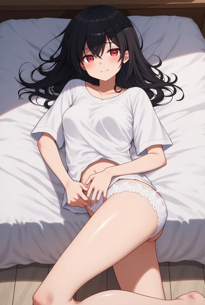 16K、Realistic depiction、(infant:1.9)、Flat Chest、Emphasize underhe spreads her legs in an M-shape to show off her white underwear.)))、((Between the chest, panties and legs, centered:1.5))、下からbetween legsをクローズアップ、(((Character design sheet、From directly below、Butt、between legs、Cleavage、vagina、Anal))),