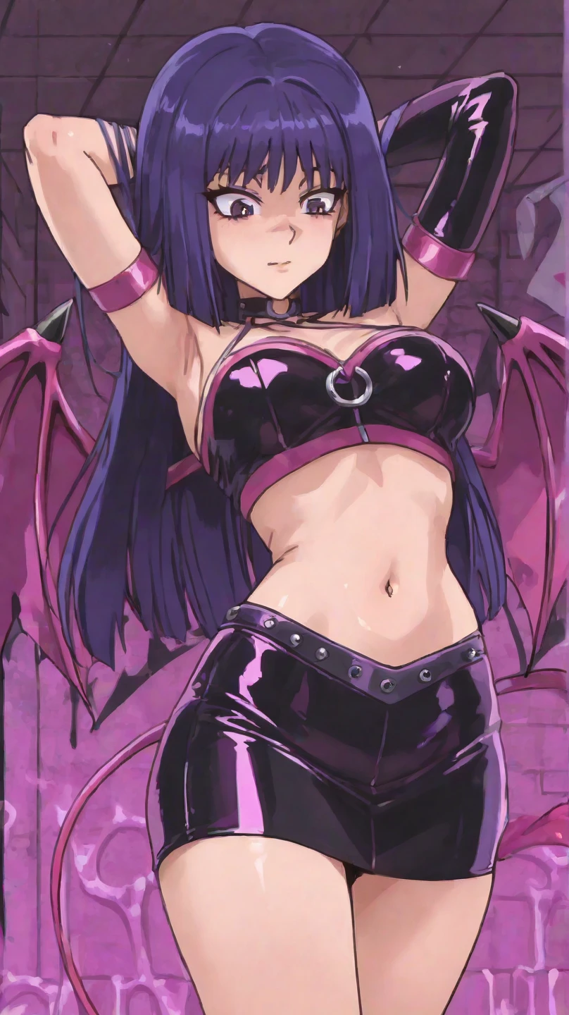 1girl, DemonicT, pele azul, esclera preta, chifres, asas, esclera colorida, pele colorida, olhos vermelhos, olhos brilhantes, demonic wings, demonic horns, pupilas cortadas, sorriso maligno, olhos loucos, SheikZ, WMASK, seios grandes, dedo de camelo, Ecchi hentai, manga cover, realistic manga cover, grande kanji ousado, sexy pele azul demon succubus, professional-quality vector graphics, render octano, volumetric lighting ray tracing vaporwave aesthetic hyperrealism photorealistic trend in anime realism Pixiv, Perfect Lighting Perfect Body Perfect Face Perfect Hands Perfect Fingers Perfect Breasts Perfect Shape Thick Thighs Small Waist Super Thick and Curvy Demongirl, design inovador, Trending fantasy manga cover, Overlord light novel estilo coverart