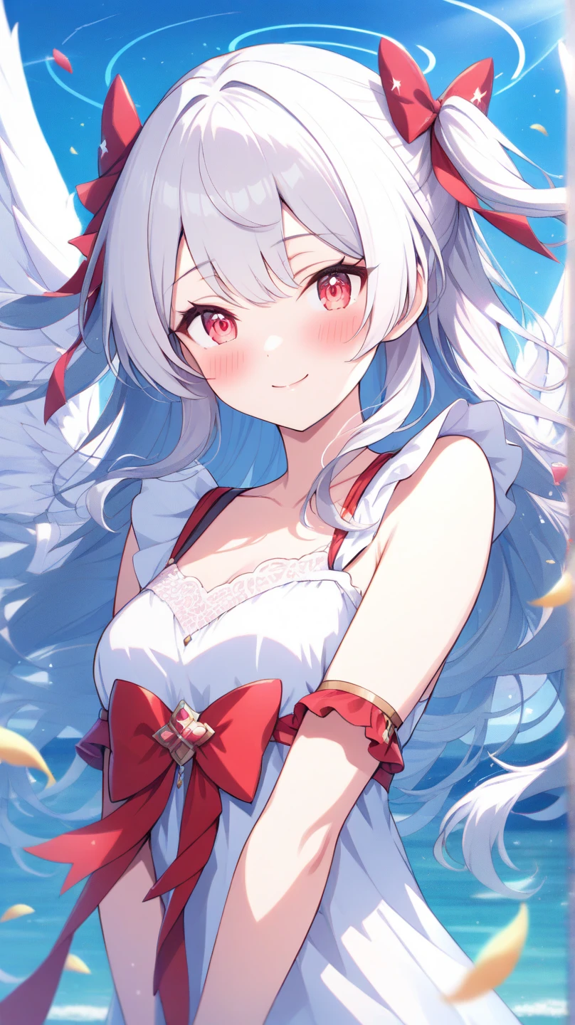 
All the intricate details: "(a girl from the video game: (Genshin Impact,
 character Furina) with a dress and a long skirt standing next to a kind of stone wall with stars, 1 girl view, long hair, (furina), alone, gloves, smile, red eyes, fingerless gloves, black gloves, look to the viewer, hair decoration, bare shoulders, bangs, water, closed mouth, hair between eyes, blue eyes, blue hair, white hair, highlighted hair, gloves, hat, white gloves, blue hats, ahoge, black gloves, long sleeves, ascot, jewelry, brooch, black hats, ruffles, random pose, low angle, see tanga, ass shot)"
