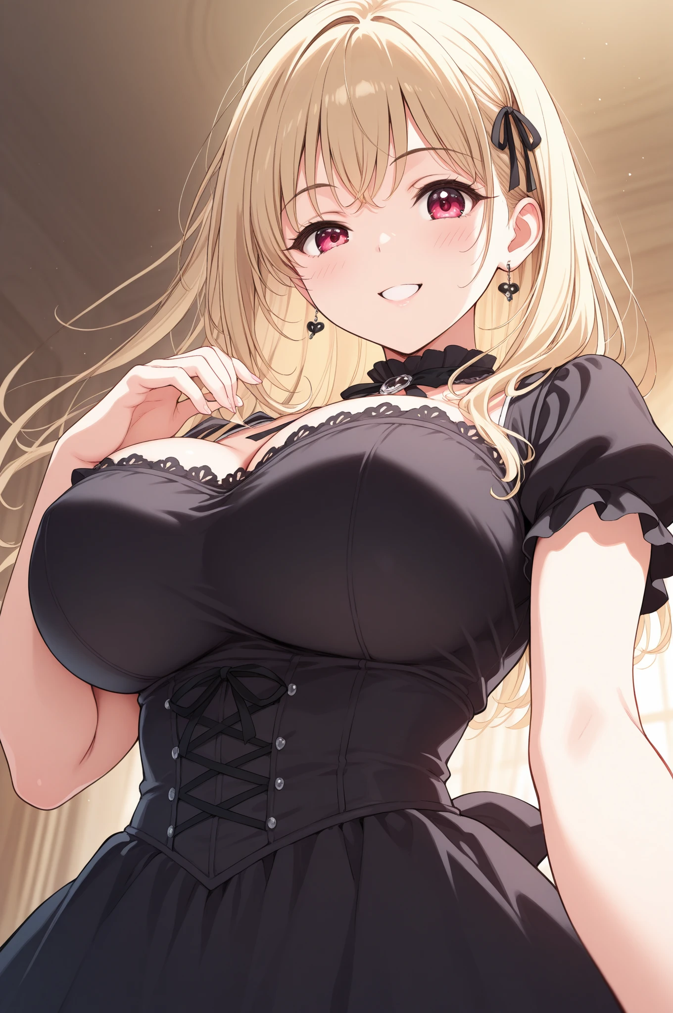 ((greatest masterpiece:1.3, ultimate quality:1.3, ultra-detailed:1.2)), (movie lighting), ((perfectly sensual)), super fine illustration, an extremely delicate and beautiful, 4K, 8K, 16K, UHD, 1girl, solo, Asuna Yuuki (Sword Art Online), gorgeous beige hair, long hair, lustrous dark brown eyes, voluptuous, cleavage, well-proportioned feminine body, anatomically perfect, detailed beautiful face, alluring smile, perfect posture, seductive gesture, natural pose, enjoying resort, Haulover Beach Park, from above, cinematic angle, official artwork, bold composition, alluring image, perfect AI assist, world-class masterpiece,