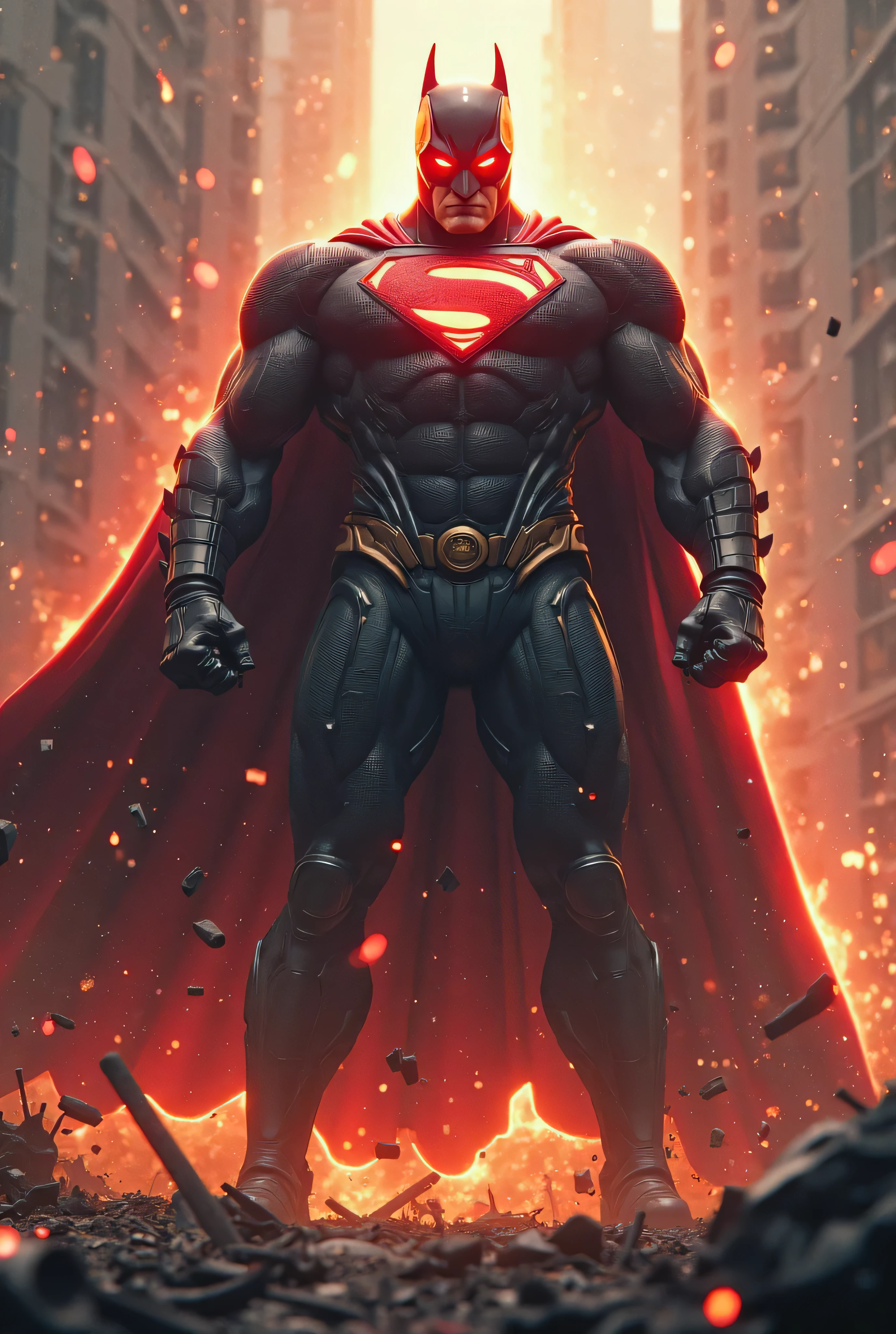 Superhero with telekinesis, who cut a man in half