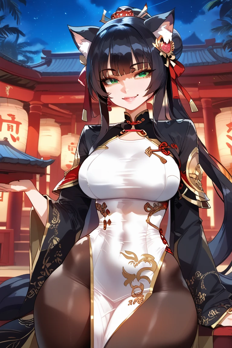 Highest quality、High resolution、Detailed Background、(Beautiful face in every detail:1.4)、Anatomically correct、Normal number of fingers、Detailed facial expressions、(Detailed eyes:1.2)、Teenage beauty、(Huge breasts:1.2)、Light color hair、Braided Ponytail、Braided bob cut、Bun Hair、cute gesture、night、Nebuta Festival、smile、

(Beautiful girl in yukata enjoying the Nebuta Festival:1.5)、

Nebuta Festivalのnight、Streets lit by lanterns、people々Wearing yukata or happi coat、Bustling with excitement、The sounds of drums and flutes echoed throughout the place.、The Nebuta festival music envelops the entire town、A giant Nebuta float slowly advances、Nebuta are huge floats made from Japanese paper and bamboo.、

Brave warriors and beautiful goddesses、Depicts mythical creatures、Lanterns are hung on top of the Nebuta and candles are lit inside.、It moves forward while emitting a fantastic light.、

Dancers called Haneto parade around the Nebuta、Haneto dance with powerful leaps to the accompaniment of Nebuta music.、people々In tune with the calls of the dancers,「Russell、Russell」exclaimed、people々Filled with excitement and dynamism、An unforgettable festival、

Cool colors such as blue and green、Yukata with Nebuta motifs、Bright colors such as red and yellow、
Belts with gold or silver threads、The obijime (sash fastener) is colored to match the obi color.、Matching the atmosphere of Nebuta Festival、Hairpins and flower decorations、Small items such as fans and drawstring bags、cute