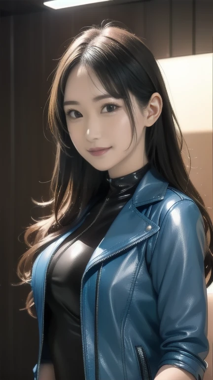 (UHigh resolution, retina, masterpiece, Accurate, Anatomically correct, Textured skin, Super detailed, Attention to detail, high quality, 最high quality, High resolution, 1080P, High resolution, 4K, 8K, 16K), (美しいAttention to detail目, Beautiful lip detail, Highly detailed eyes and face), Studio Lighting, Physically Based Rendering, Vibrant colors, (Large Breasts, Glamorous Body), (Royal Blue Color, navy uniform coat, class seal:1.5), (hunting:1.2), Business shirts, gloves, (Portraiture, Shiny Hair, Shiny skin, blush, Hair blowing in the wind), (Sun setting on the horizon, Bokeh), Eye Reflexes, Jet Black Hair, (Smile and laugh:1.5),Orgasm that breaks through with machine dildo、Unbearable pleasure、panting heavily、panting heavily、