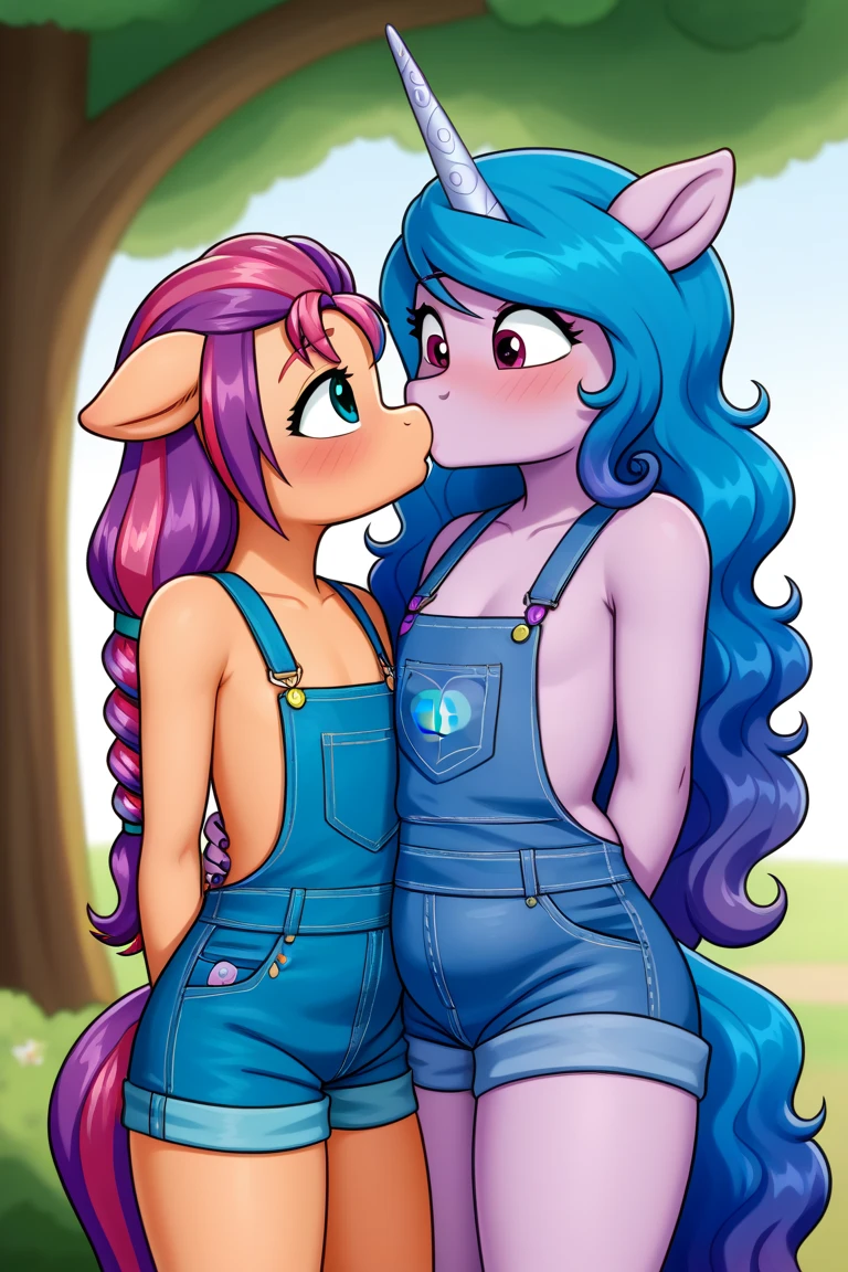 make a pony, my little pony , showing the anus , no clothes, wet anus , sticking out tongue, without any penises, only the year, kissing another pony, lesbians, breastfeeding year