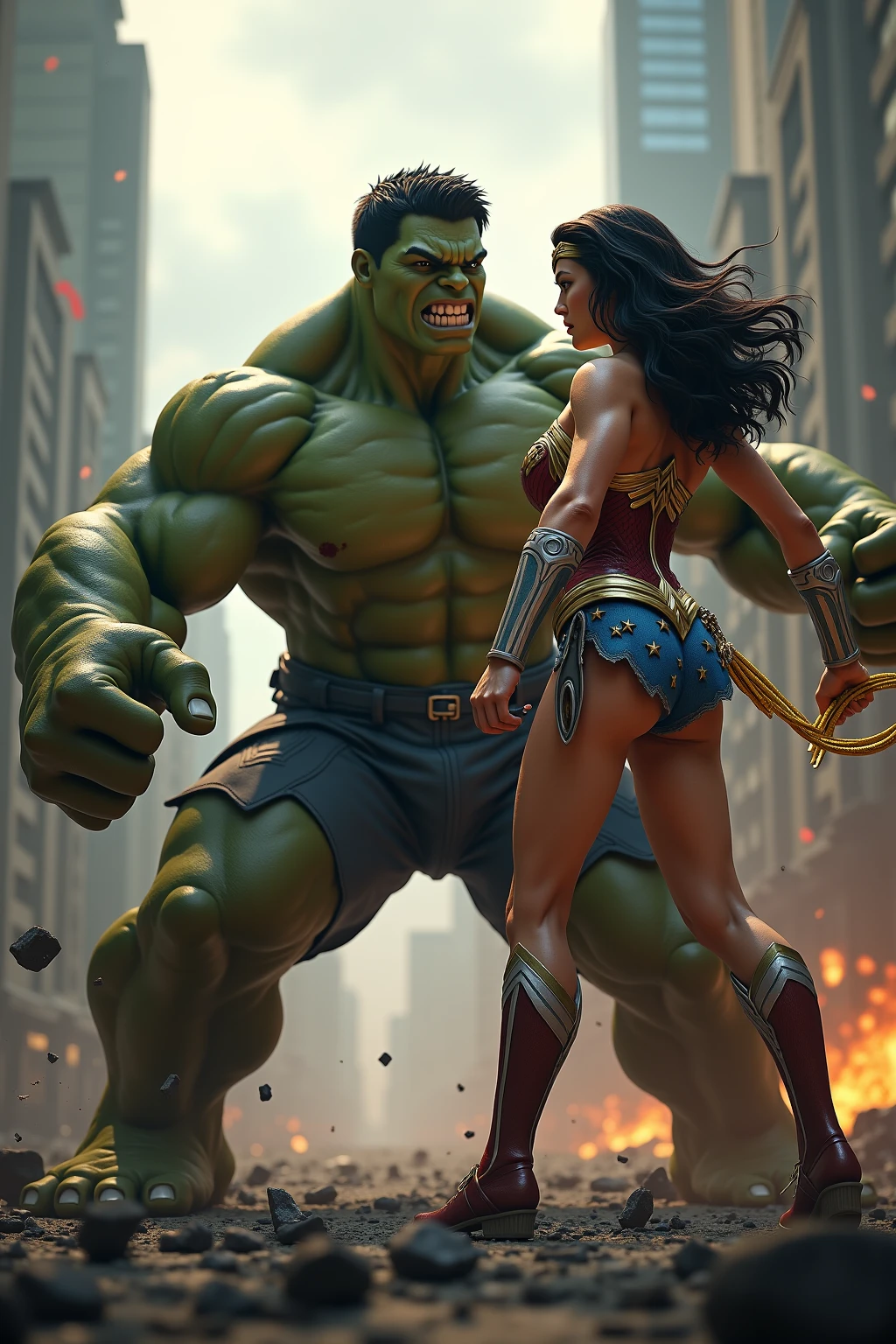 Hulk vs Wonder Woman