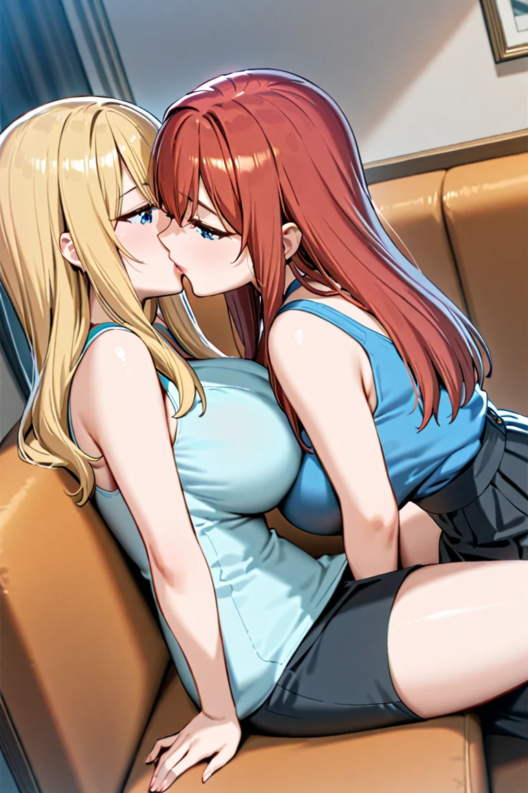 upskirt, skirt lift, miniskirt, panties, underwear, butt, ass, bra, ahegao, male pov, bulge in briefs, a lot of girls