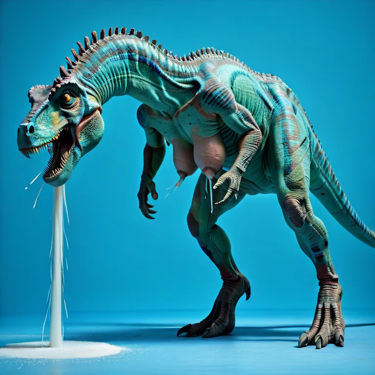 ((((dinosaur, feral)))), ((((dildo sitting, huge penis in mouth, open mouth, oral)))), indoors, masterpiece, high quality, realistic, detailed background, ((((side view, anal, huge penis in mouth)))), ((((hyper, equine penis, stomach bulge, belly inflation, excessive cum, hyper balls)))), (((((huge penis in mouth)))))