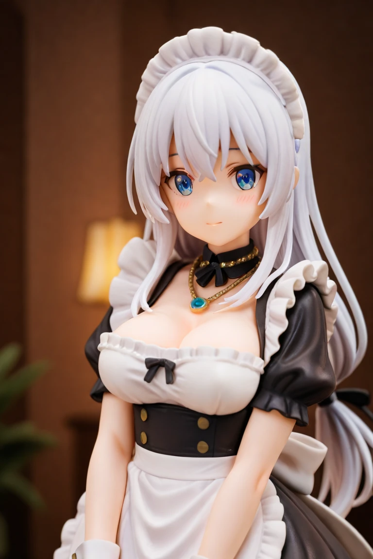 (ultra realistic,32k, masterpiece:1.2),(high detailed skin:1.1),( high quality:1.1),white hair,
<lora:belfast_(azur_lane)_v1:0.7>(blush:1.1),bbbelfast, aged down, maid headdress, blue choker, blue ribbon, frills, maid, sleeveless, white apron, waist apron, white gloves, elbow gloves, (huge breast,large breast:1.1),(looking at viewer, standing, from above:1.1),,<lora:add_detail:0.78>,
(neon light:1.1),nano-tech medical facility, microscopic healers, regenerative treatments, personalized care blurry background,