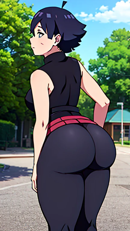 Hinata de naruto com a bunda grande
