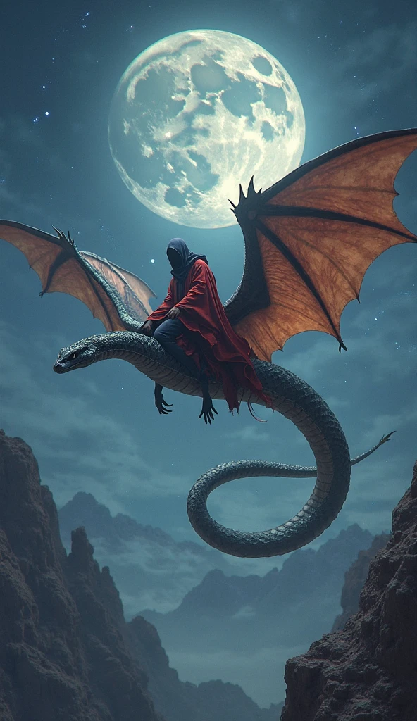 a black silhouette of a dragon in a wheel chair