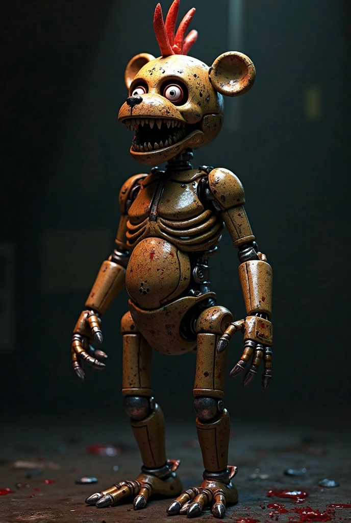 Fnaf 2 toy chica but naked 