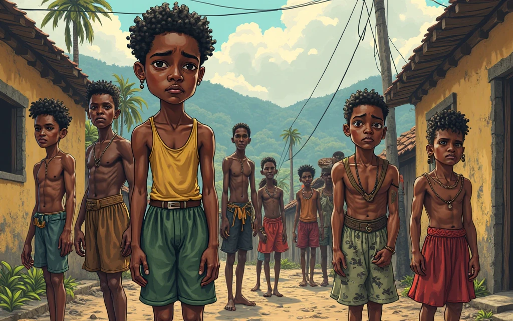 Meleca and his gang In a small village called Vila Esperança, There lived a boy named John, but everyone knew him as Snot.