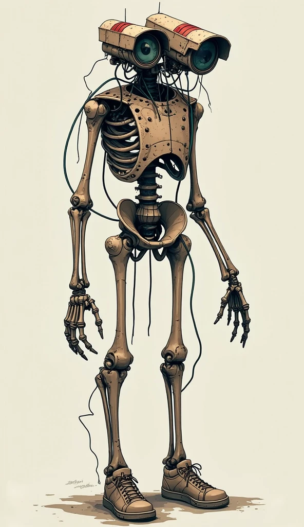 Anime style puppet monster