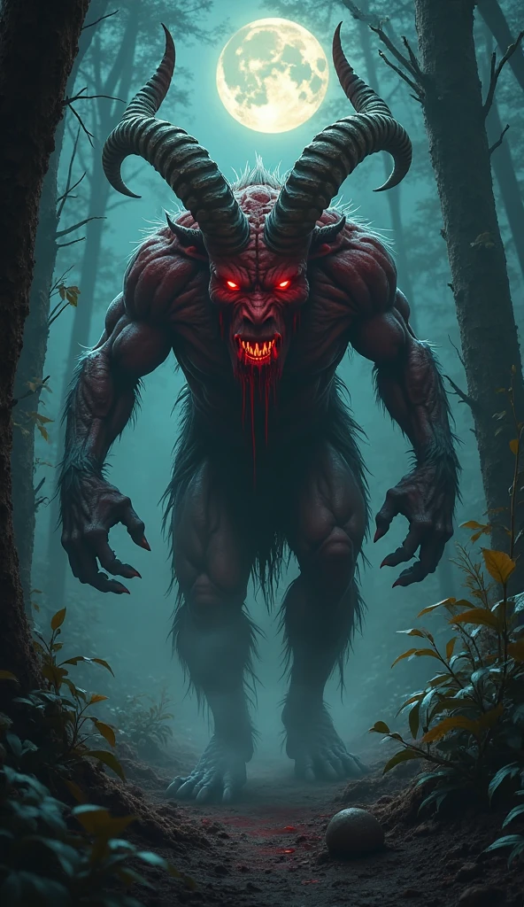 Bloody Krampus and I want the image to be vertical