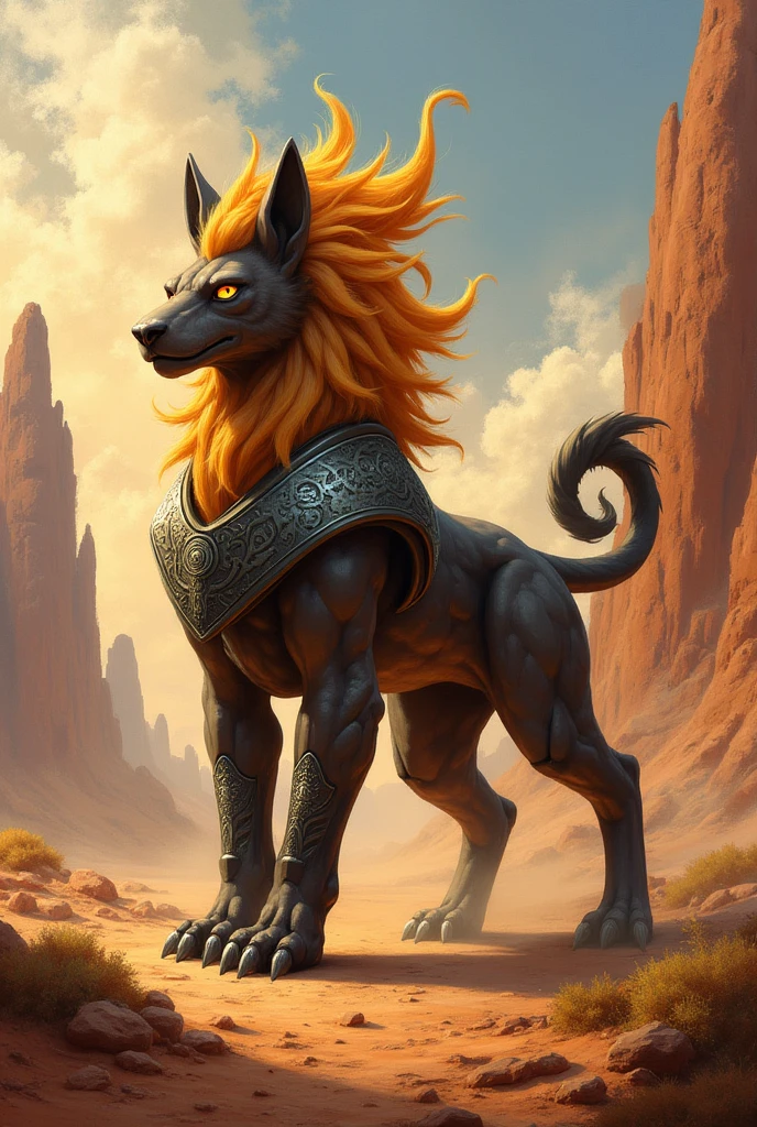 (12k, Best Quality, Masterpiece), Epic and Beatiful Portrait of a Antro gray lizard, fmale, (((Majestic Golden))), sharp claws, feathers, long moon hairs, epic Shining Mane, glowing eyes, Heroic Character, Kenket, Zaush, trending on Artstation, Posted on E621, The Great Underground in the Background