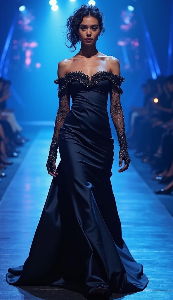 Fashionable dressing elegant beauty,
