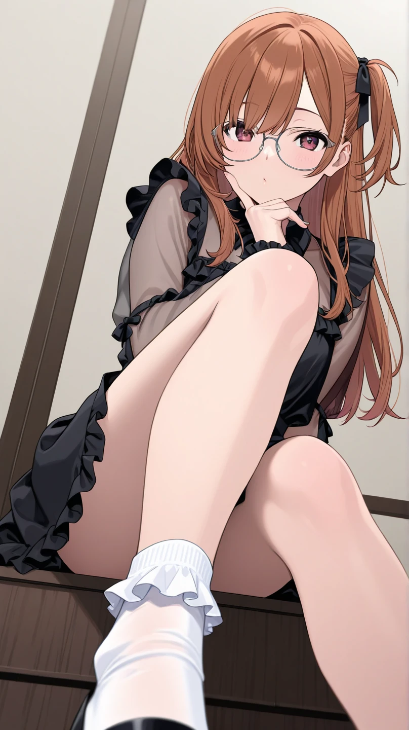 anime, beautiful face, highly detailed face, 2 accurate legs detailed eyes, highly detailed background, perfect lighting, accurate arms, accurate hands, accurate fingers, beautiful blonde hair, full body, 1girl, solo, ruby hoshino, oshi no ko, indoors, detailed heels, black heels, detailed thighhighs, absurdres, high res, ultrasharp, 8K, masterpiece, looking at viewer, teasing smile, elegant pose, clubbing, in a nightclub, beautiful nightclub outfit, beautiful pencil skirt, one hand near face