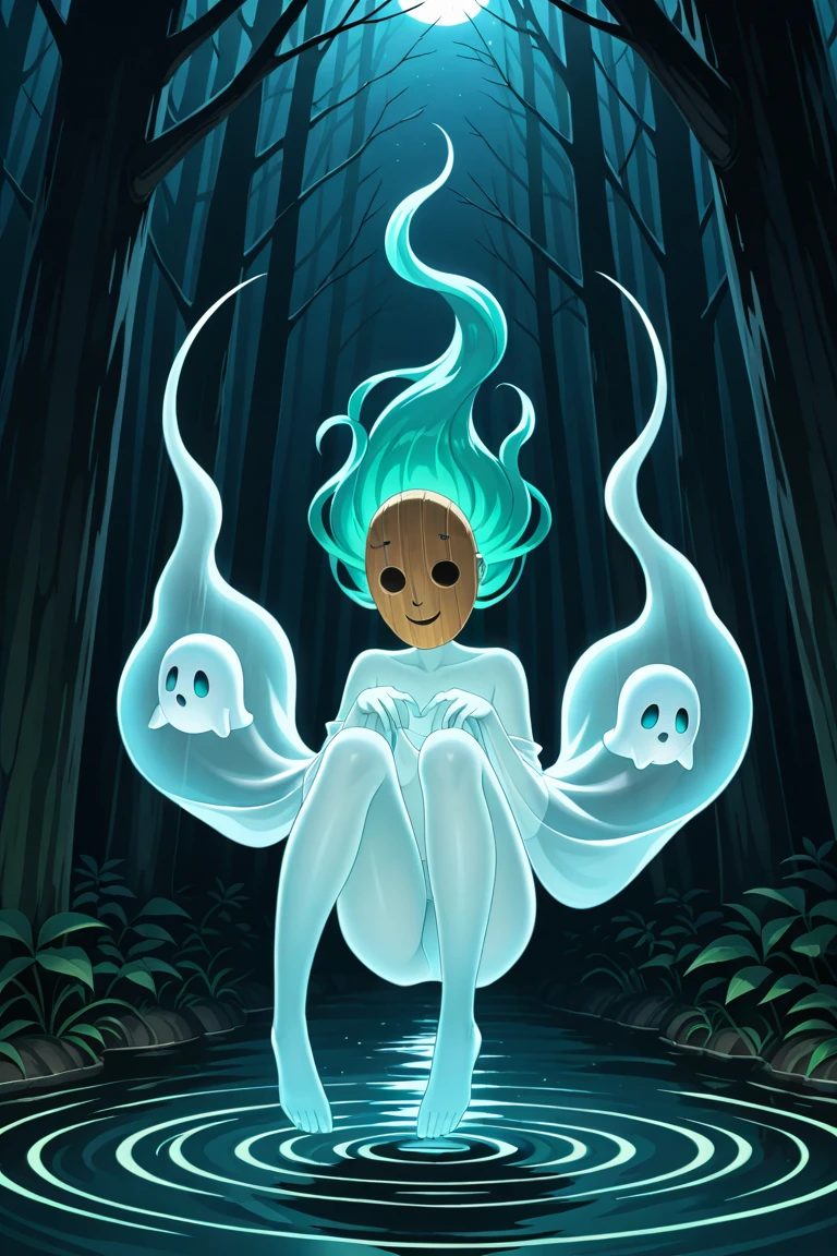 1girl,  <lora:MintSlimeSkin-18:1.3>,  in a forest , mintslimeskin , luminescent  translucent body , colored skin,  <lora:drunkoakArtistStyle_v10:0.5>,
slime dress, full body,  very long hair,