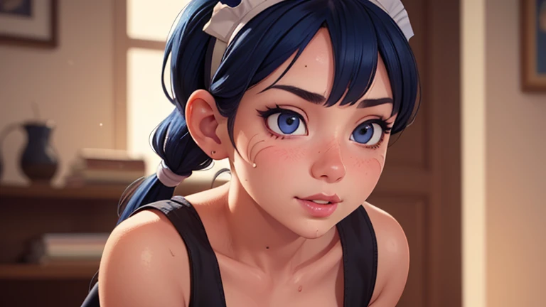 (masterpiece, best quality), 1girl, <lora:Lily:0.8> LilyIAS, blue shirt