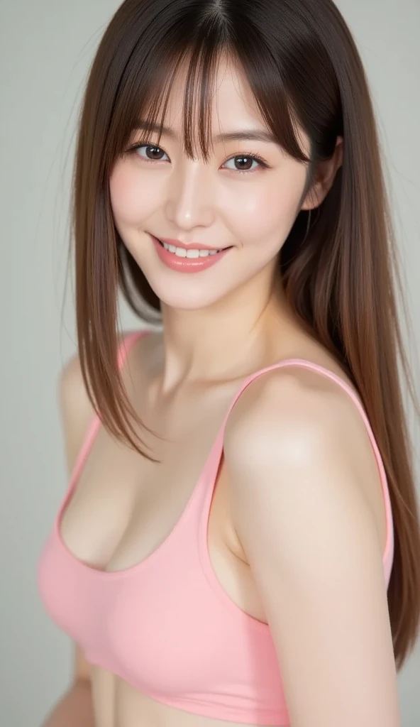 Sculpting sexy poses, (masterpiece:1.3), (8k, Realistic, RAW Photos, highest quality:1.4), (1 girl), Beautiful Face, Realistic face, (Detailed face), Beautiful Hairstyles, (Thin Hair), Realistic eyes, (Fine Eyes), Beautiful details, Realistic skin, (Fine skin), Beautiful Skin, charm, Ultra-high resolution, Surreal, Very detailed, (Flat Chest:0.5), The Beauty of Japan, (Slim figure), kind, Brown Hair, Cute young Japanese girl, Cute young Japanese girl, (Simple purple background), Flat Chest :1.2, Accentuate your cleavage, Stagnation, Wide Shot, (ankle shot), Wearing a large T-shirt without a bra, Girlish, Protruding nipples, pubic hair,(((Full body portrait))),(((She spreads her thick legs wide:1.4,Artistic Nude Charm,Very small breasts,Shiny dark nipples and areola,large nipples and areolas,,,,Transparent female mechanical charm,Big Ass,Her asshole is pointing at me,Hairy Asshole,Half-mouthed expression,anatomy,Mysterious work of art:1.3)))