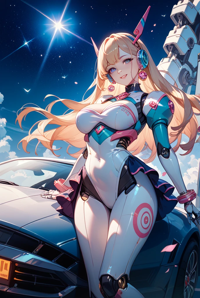 extreme detail,masterpiece,future city,with a girl (Energy Shield):1.3,Tight Fit Bodysuit,protect yourself from danger,use a shield in battle,Futuristic buildings,flying car,the shield becomes brighter,repel the invaders