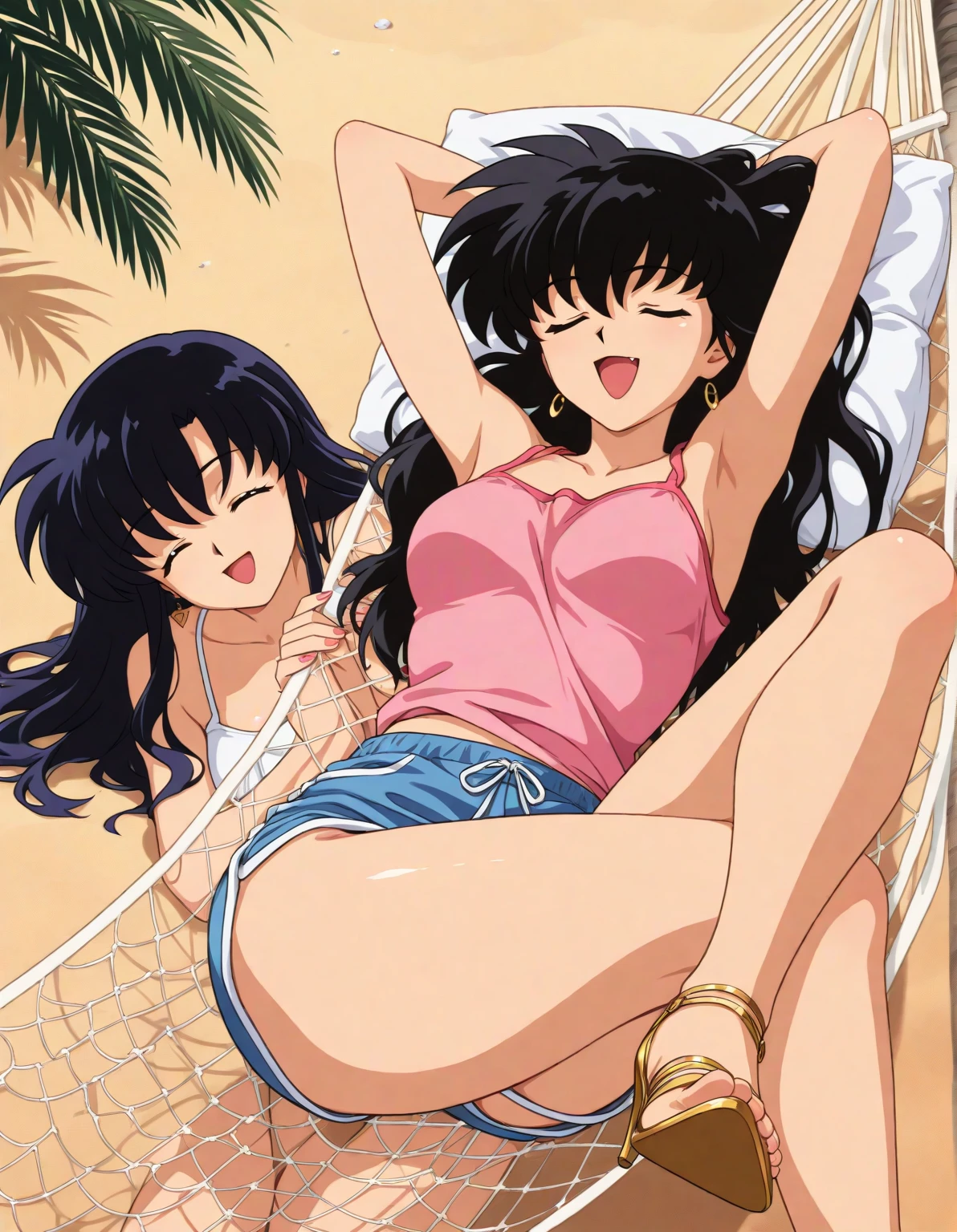 (((asakura minami:1.3))),((masterpiece)),((highest quality)),super detailed,(thin entire outline),enlightenment,explicit,((solo,1girl:1.3)),dutch angle,POV,black hair,medium hair on shoulders,black eyes,small nose,perfect body,beautiful body,beautiful character design,perfect eyes,perfect face,(happy,smile,red cheeks,having fun:1.2),small open mouth,perspiration,wallpaper,ultra high resolution,8k,photo shoot,(beautiful large breast:1.2),beautiful legs,perfect feet,beautiful skin,fair skin,smooth skin,official style,official art,make a screen cap,outdoor,(summer beach),sunshine,bright lighting,white bikini,((micro bikini,protruding nipples,camel toe,wide spread legs,peace sign:1.2)),(relaxing on beach chair:1.3)