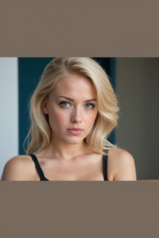 woman, blonde, very attractive, 23yo, american, looking at camera, high quality, realistic, 8K UHD, GTA V girl, beautiful hair, make-up, 50s