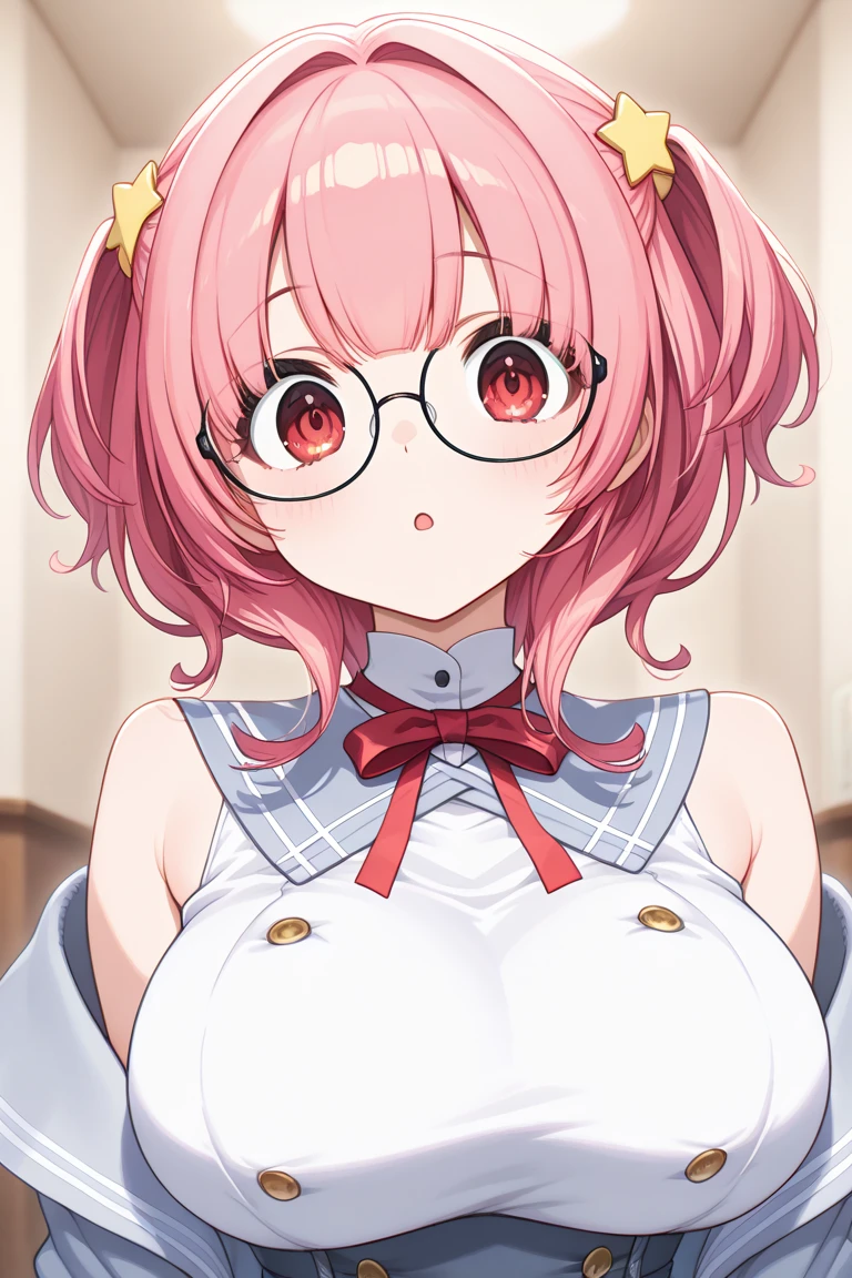 who is 12 years old height 1.49 that he brings money pink hair black glasses rose eyes an extremely blushing naked girl who is an extremely shy girl a bed that they are making love to her that he is on top of him his penis slowly entering her vagina