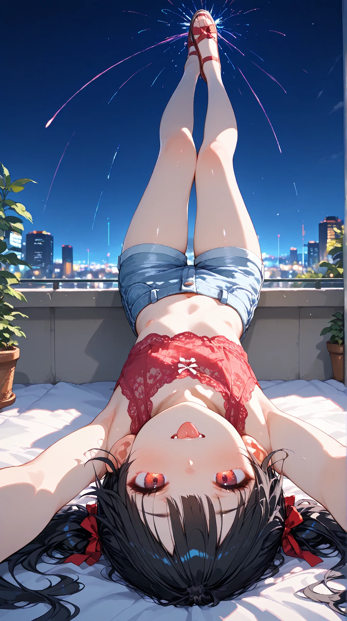 comic strip,Beautiful slender baby girl sleeping on beautiful fluffy clouds,anime big breast,on cloud,Detail enhancement,8K,super-fine,concept-art,number art