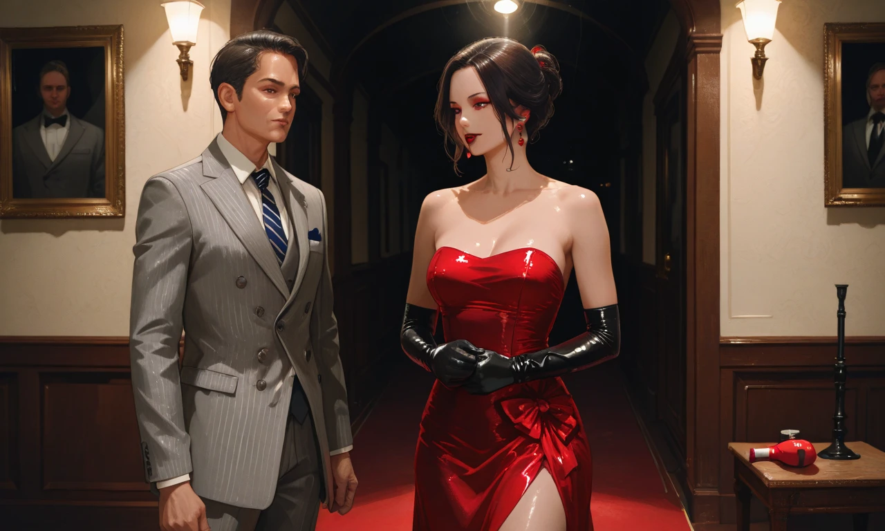 Mature leather goddess with her slave Imagine we're in a luxurious downtown nightclub. I'm dressed in a leather suit, and you, as my personal servant, wear an elegant butler's attire. Your role is clear: to follow my every command.
As we enter the club, you display your loyalty and obedience. Throughout the evening, I issue various tasks. Couple