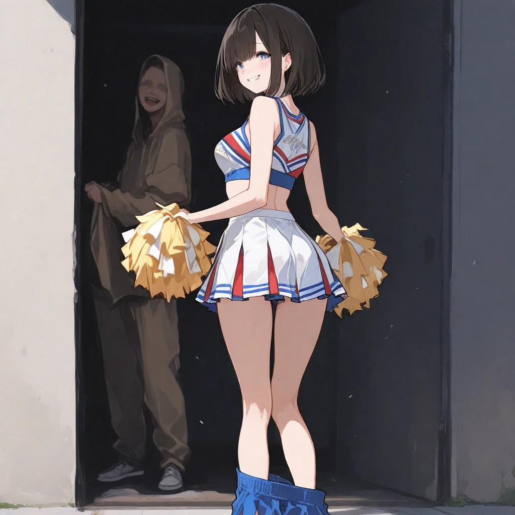  cheerleader  perfect body full body  sensual and seductive 