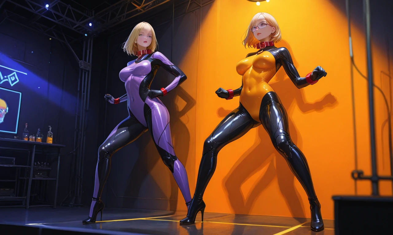 Close-up of a girl in a black leotard、Black shiny latex suit, Saiyan Girl, wonderful, Nano Girl, Female body type, Inspired by Hiromu Arakawa, Anime Manga Robot!! Anime Girls, Fubuki, Full Body Suit, by Hiromu Arakawa, , wonderful, silk, Beautiful and attractive anime teen, Anime Girls of the future, tears,Drooling,Pee,Sweat,Tongue out,incontinence,Peeing,Mouth open and tongue out,Estrus,Eyes wide open,Estrus,Blushing,Nipples are erect,Face is hot,Lust、Mouth wide open and tongue sticking out、Red face print on upper face and chin、incontinenceして股間が濡れています